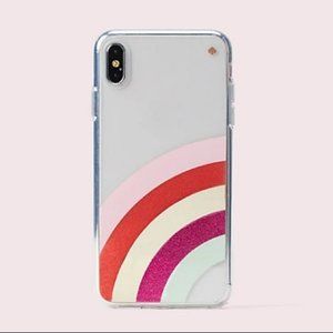 {IPHONE XS MAX} kate spade glitter rainbow case